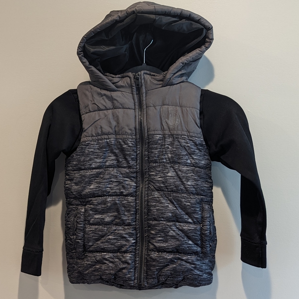Body Glove boys puffer jacket gray Size 6